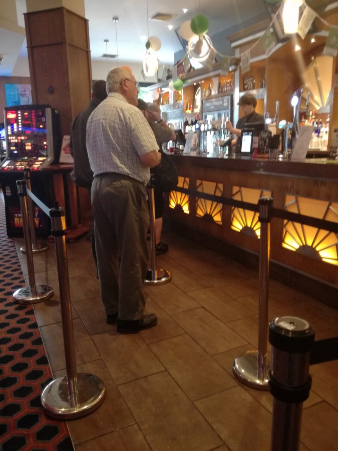 QUEUING IN SPOONS, IGNORED IN&nbsp;PUBS