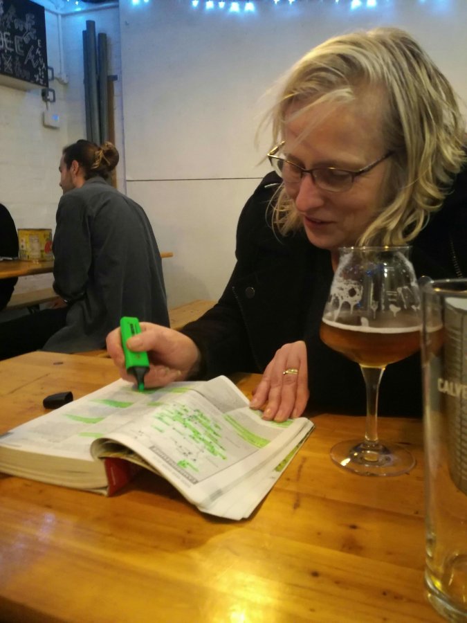 A BLUE CHRISTMAS (WITH GREEN MARKER) ON MILL&nbsp;ROAD