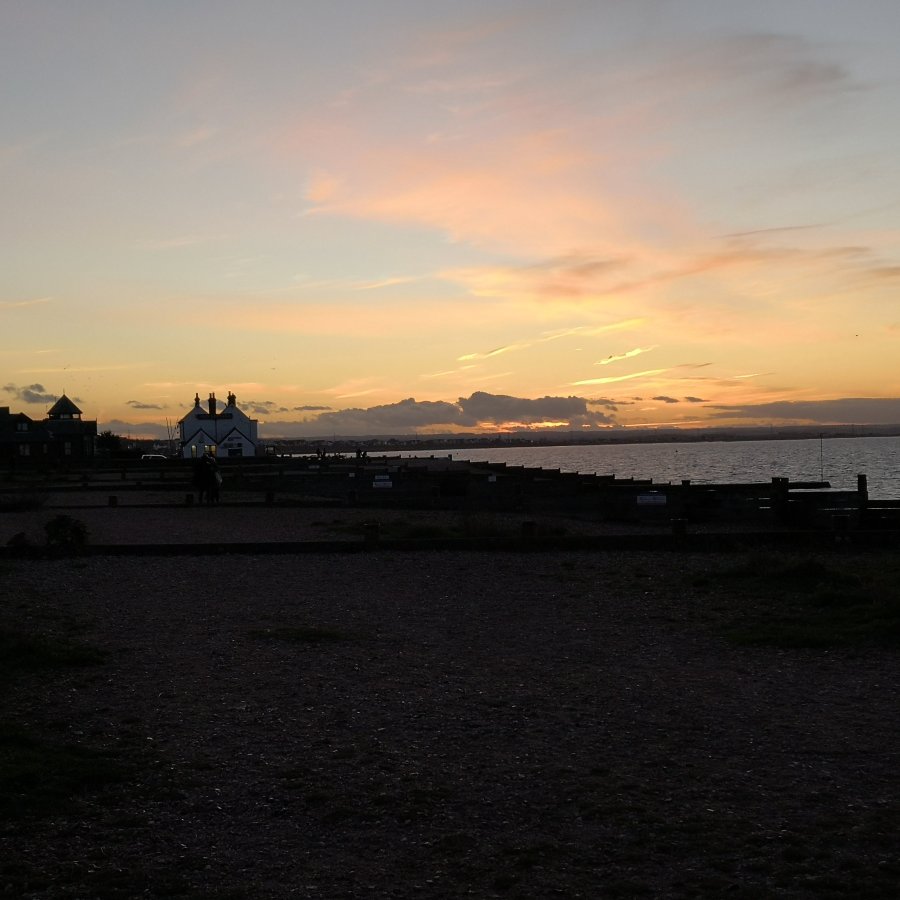 SUNSET OVER WHITSTABLE