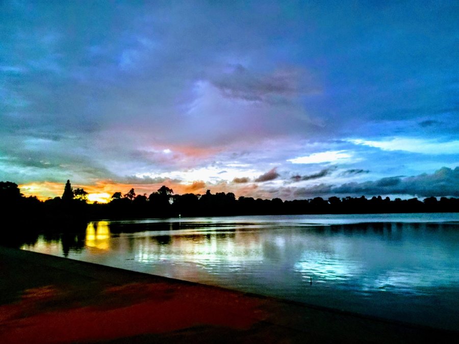 SUNSET OVER THE&nbsp;MERE
