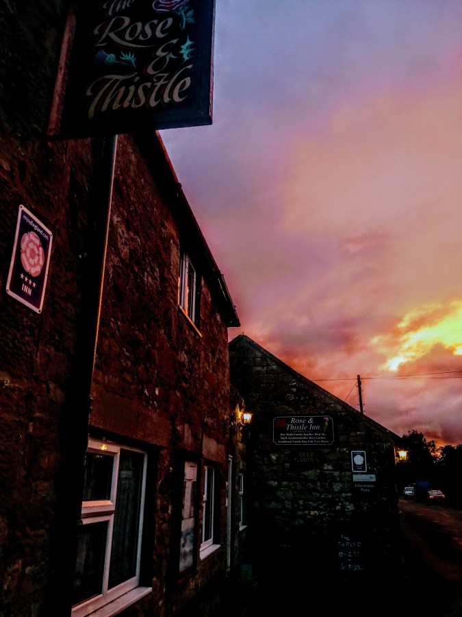 SUNSET OVER ALWINTON