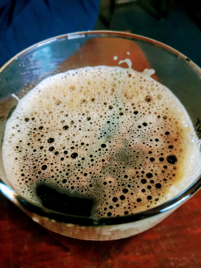 “Oooh, the lady drinking the beer&nbsp;!”