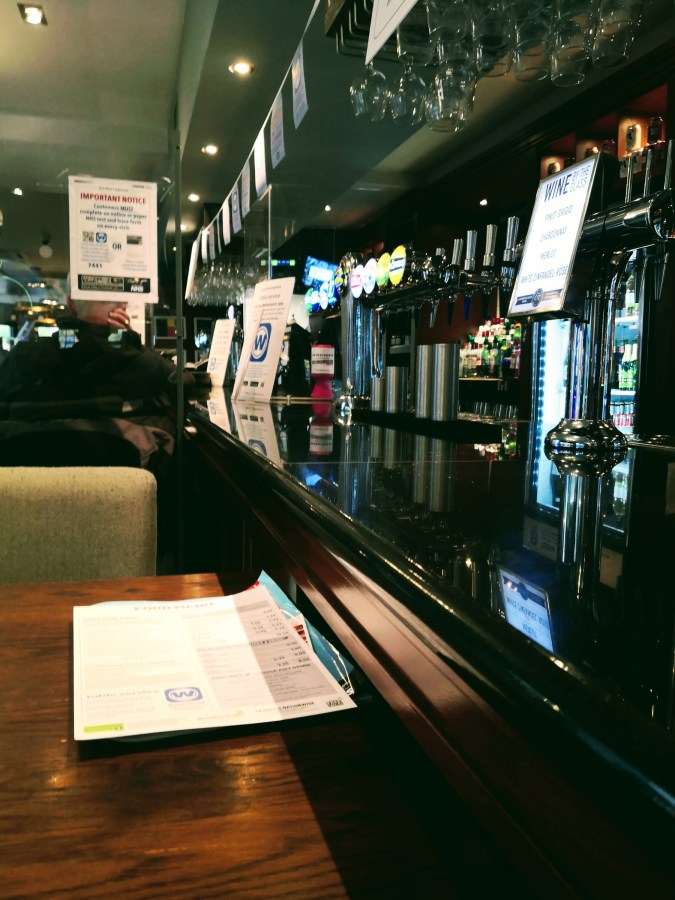 SITTING AT THE BAR AGAIN IN&nbsp;BLETCHLEY