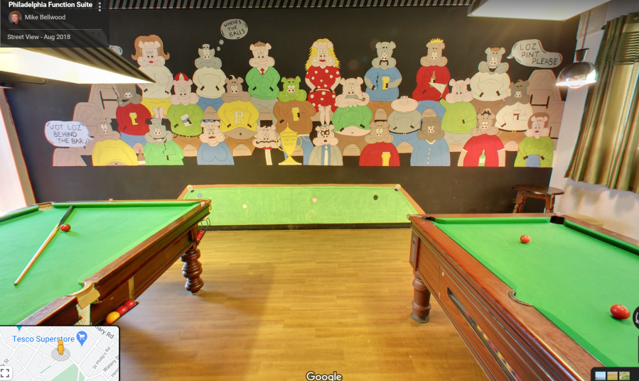 VIRTUAL PUB PLEASURES via GOOGLE&nbsp;MAPS