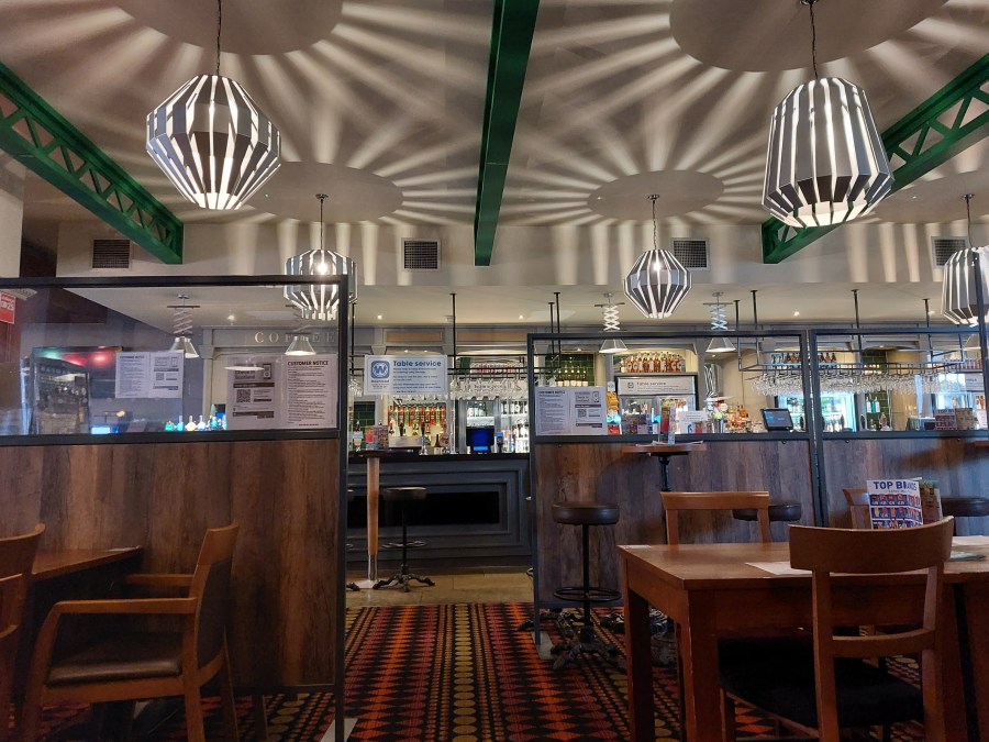 It’s 8:13am and there’s no-one in the&nbsp;Spoons.