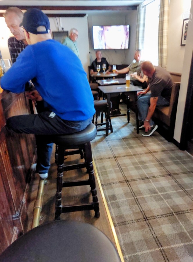 “Have the real ale; we’re trying to get on to the next barrel&nbsp;!”