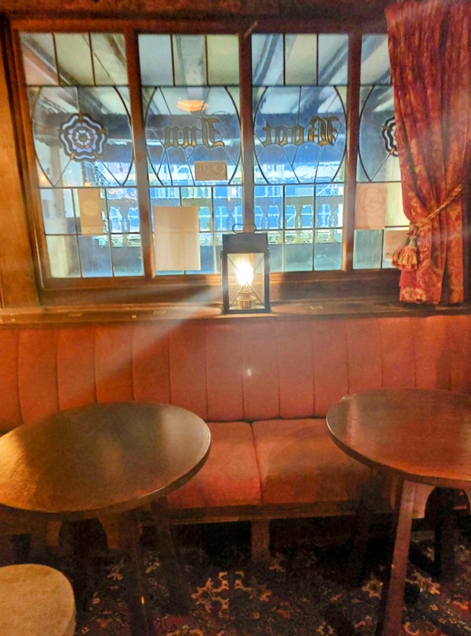 Mrs RM gets told off in a Sam Smiths&nbsp;Pub