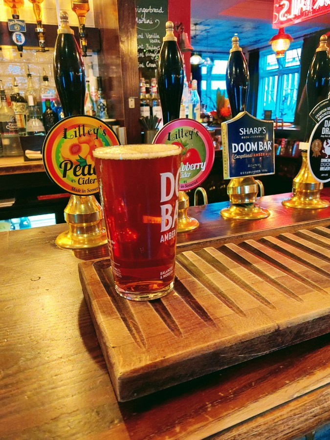 WHEN IN BURTON, A MAN SHOULD DRINK THE LOCAL&nbsp;BEER