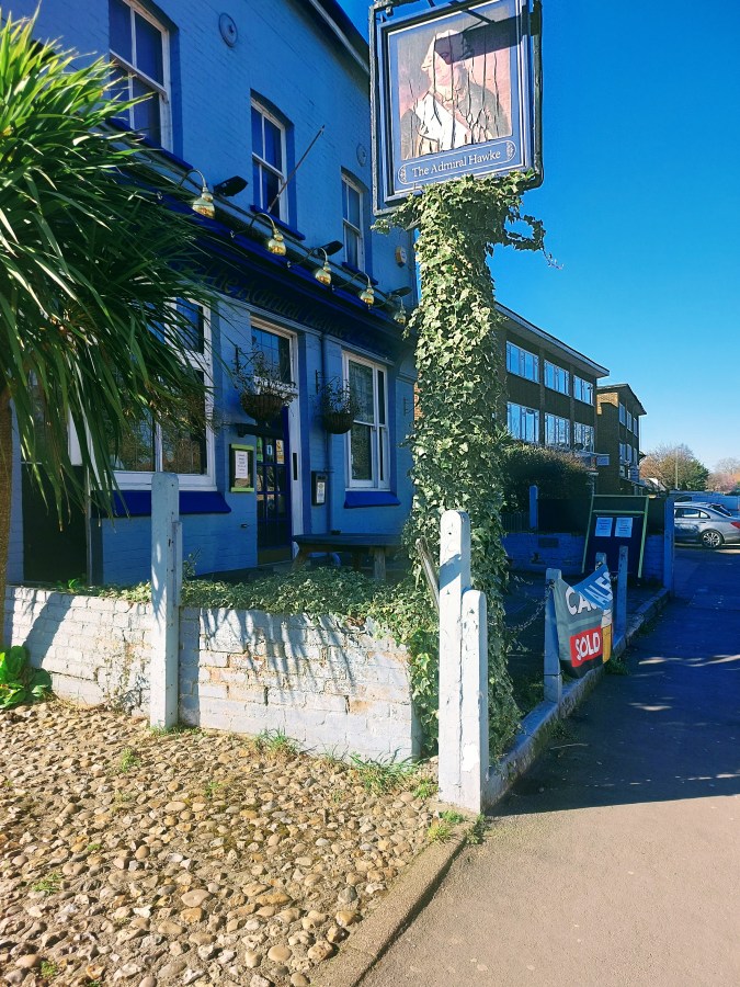 THE SUN SHINES ON THE RIGHTEOUS DOOM BAR DRINKER IN SUNBURY-ON-THAMES