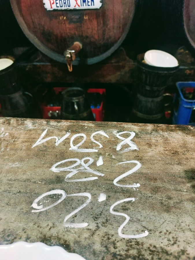 SHERRY FROM THE&nbsp;BARREL