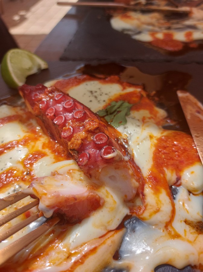 OCTOPUS LEGS SOLD BY WEIGHT. AND&nbsp;KALE.