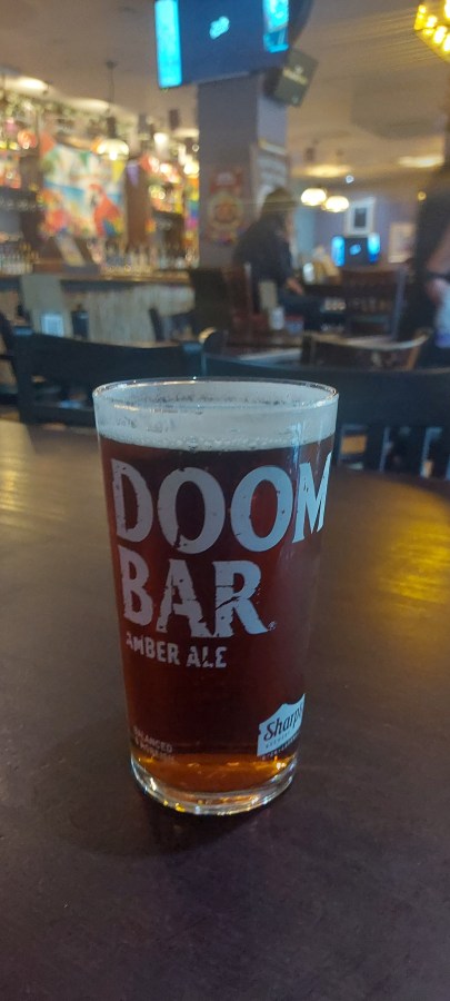SO CLOSE TO CORNWALL, I HAD TO HAVE A DOOM BAR IN&nbsp;PLYMOUTH