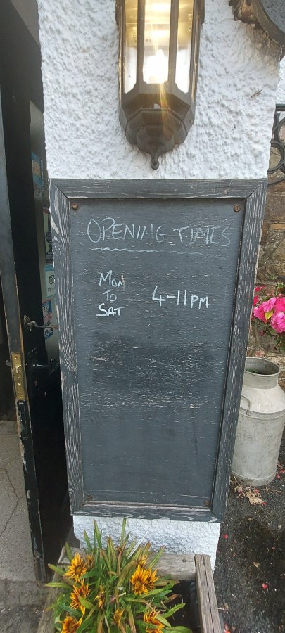 ONLY OPEN WHEN THE CHEF IS&nbsp;IN