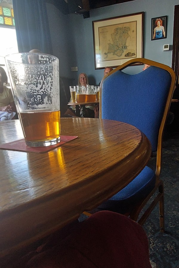 BASS AND CARLING BY THE JUG IN PORTHCAWL. BUT NOT FOR&nbsp;ME.