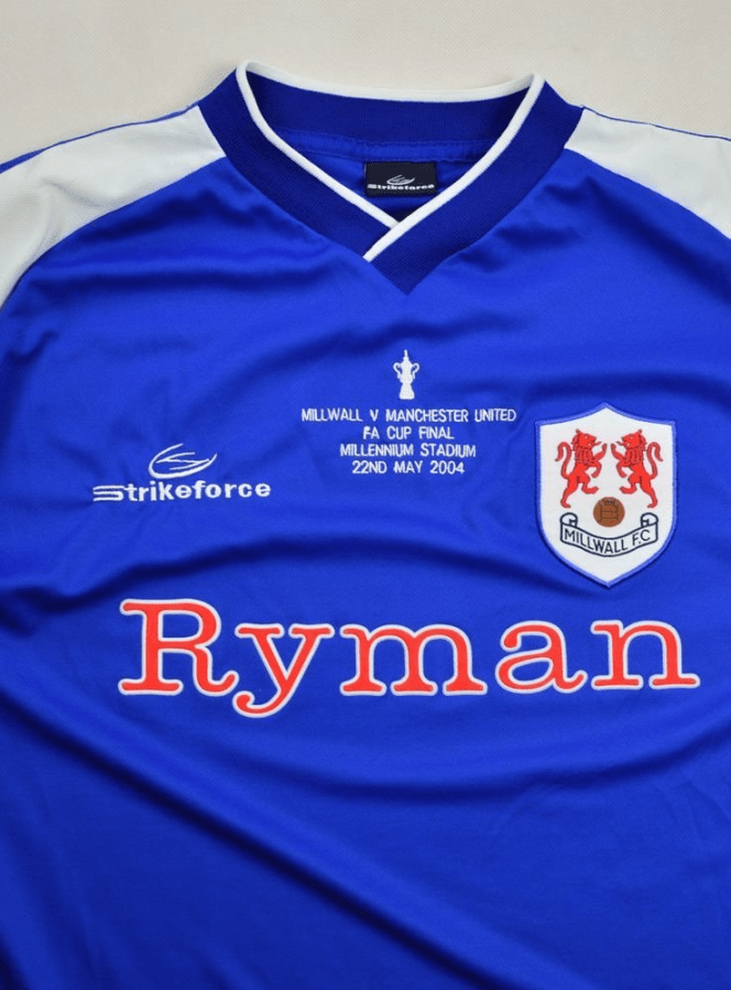 THE MILLWALL 2004 FA CUP SHIRT IN AN UPMARKET NORTH KENT VILLAGE&nbsp;PUB