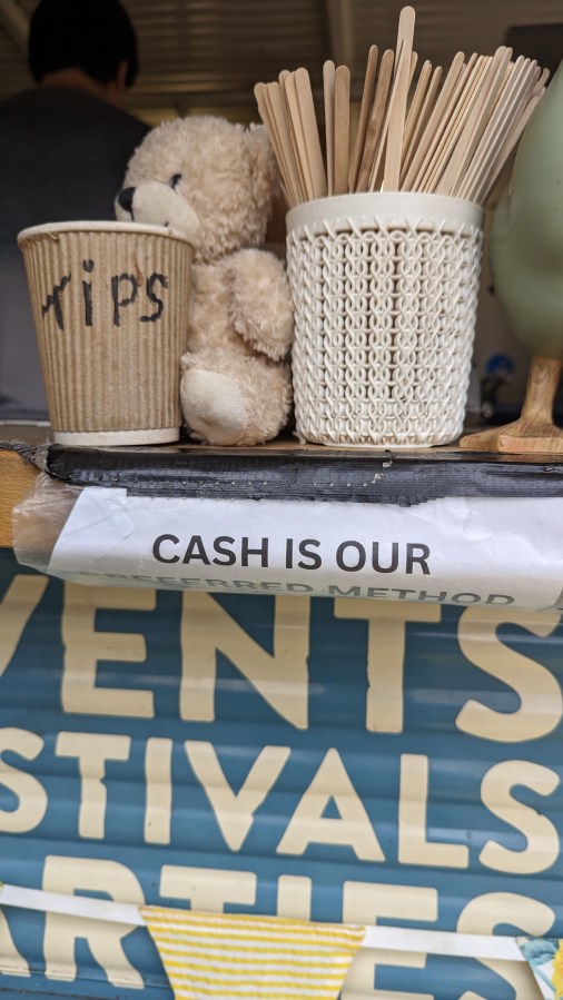 “Cash is our preferred method of&nbsp;payment”