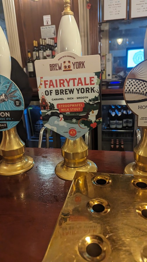 “I mean, if you’re there, you can’t NOT go in the Harrogate Tap, can you&nbsp;?”