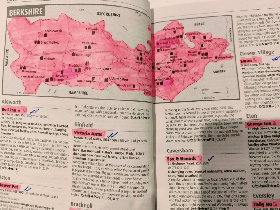 HALF A DOZEN PUBS FROM EVERY COUNTY.  No. 2 –&nbsp;BERKSHIRE.