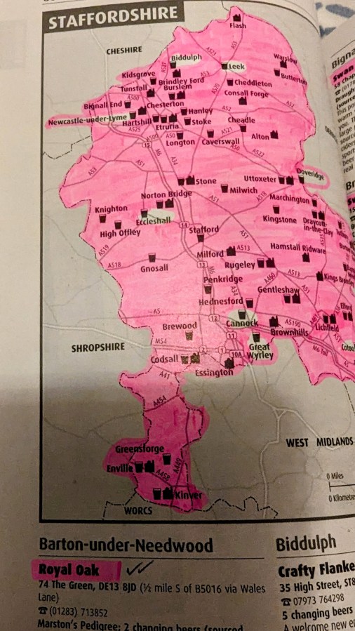 AND THE BEST MIDLANDS COUNTY FOR PUBS&nbsp;IS…