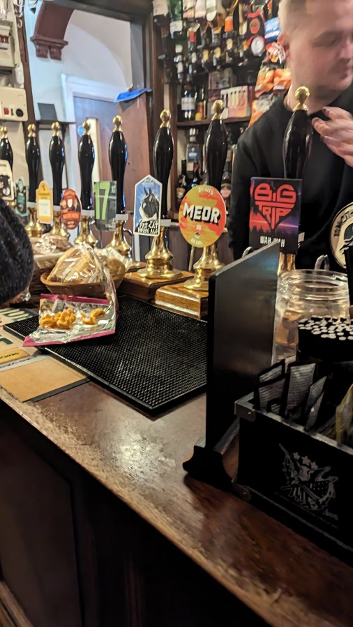 HEAVEN IS A PIE AND A PINT IN THE LEFT HAND BAR OF SHEFFIELD’S FAT&nbsp;CAT