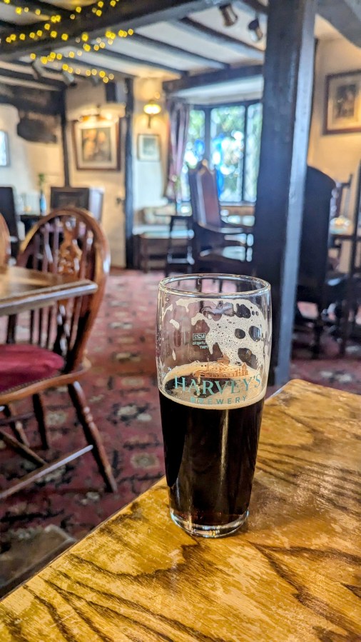 A PINT OF HARVEY’S OLD IN THE&nbsp;LAMB