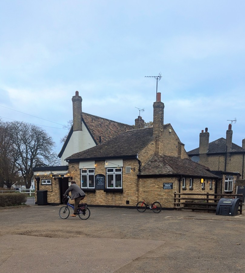 A PINT OF PROMETHEUS AT THE END OF THE ROMAN ROAD TO&nbsp;HISTON.