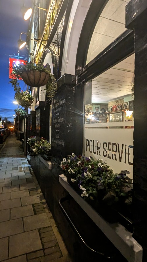 BASS IN THE KINGSTON ARMS. THE MORE YOU DRINK, THE BETTER IT&nbsp;GETS