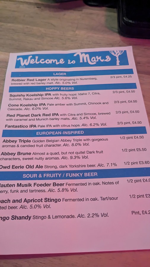 I WANNA GO TO (ST) MARS (OF THE&nbsp;DESERT)