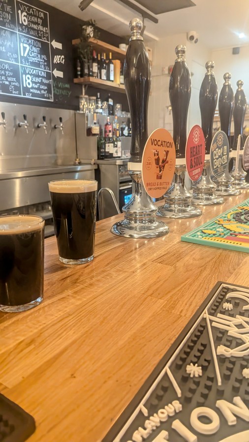 “Oh no, not the 10% Mint Cocoa Imperial Stout !”. RETIRED MARTIN DAY EVE PUB CRAWL No. 3 – VOCATION&nbsp;SHEFFIELD