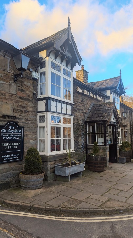 THE OLD NAG’S HEAD, EDALE. FOR WHEN YOU NEED THAT PINT OF OLD&nbsp;PECULIER.