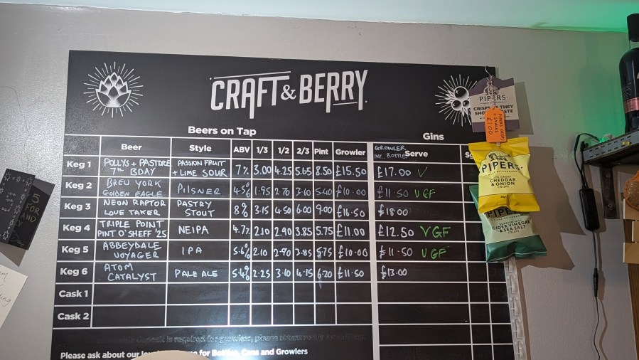 “FFS, not the craft bar&nbsp;!”