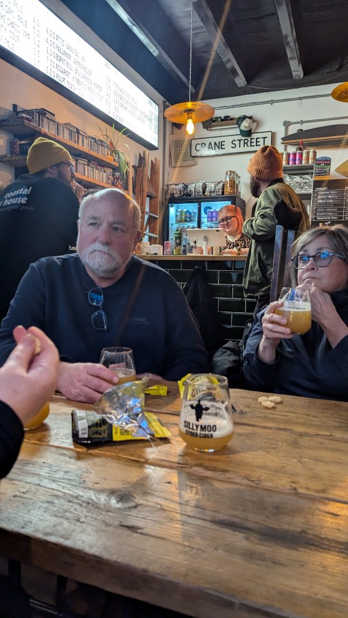 MRS RM DRAGS AMERICAN CASK CHAMPS TO THE CHICHESTER CRAFT&nbsp;BAR