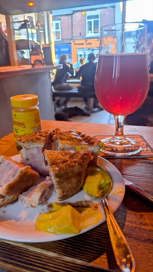 TOO MUCH MUSTARD ON THE PORK PIE IN THE WONKY&nbsp;LABRADOR