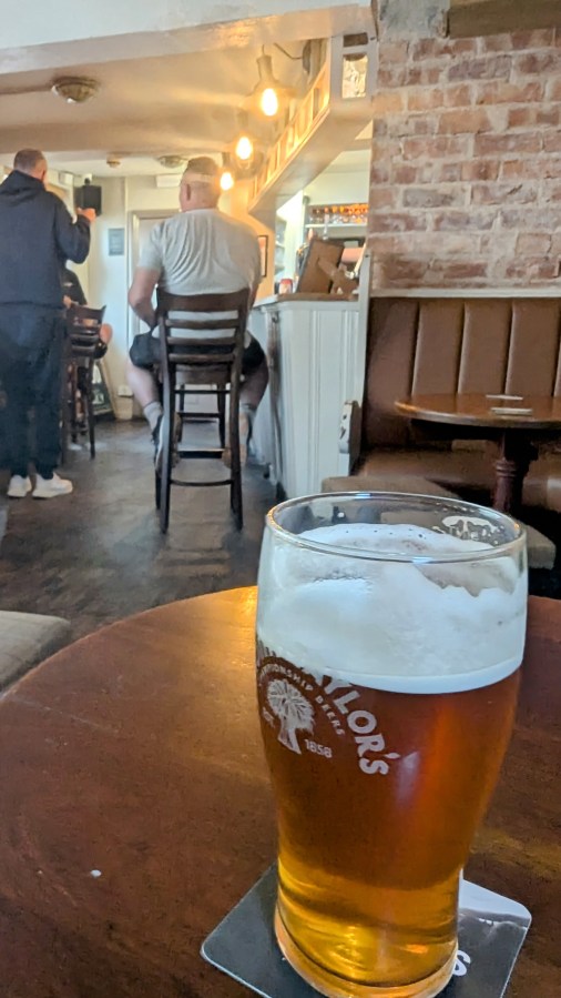 A GOOD DAY IN ALTRINCHAM (IS LEAVING BEFORE THE UNITED FANS GET ON THE&nbsp;TRAM)