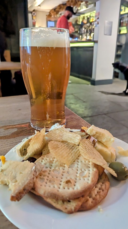 MOPPING UP THE PERL WEN ON WEST HADDON CHEESE&nbsp;NIGHT