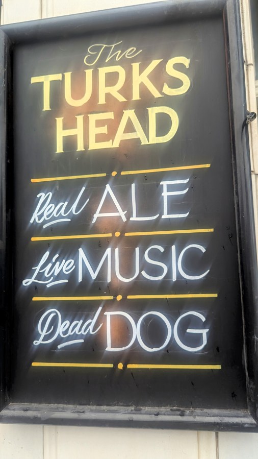 THE TURK’S HEAD, TYNEMOUTH. DARTS, DEAD DOG, DRAUGHT&nbsp;BASS