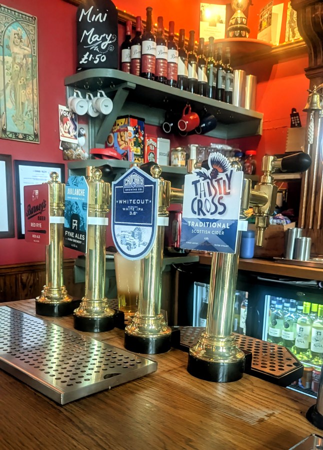 THE MARCH OF THE TALL FOUNTS. ARGYLE BAR,&nbsp;EDINBURGH