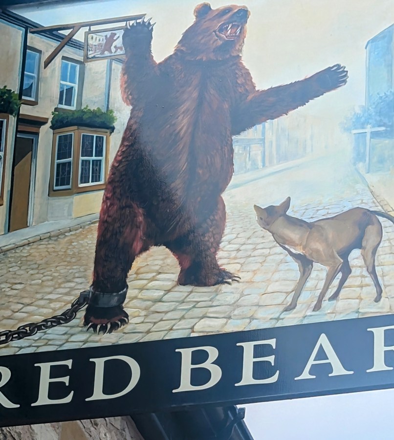 TURNING THE PHONE OFF AT THE DOOR OF THE RED BEAR IN SHERBURN IN&nbsp;ELMET