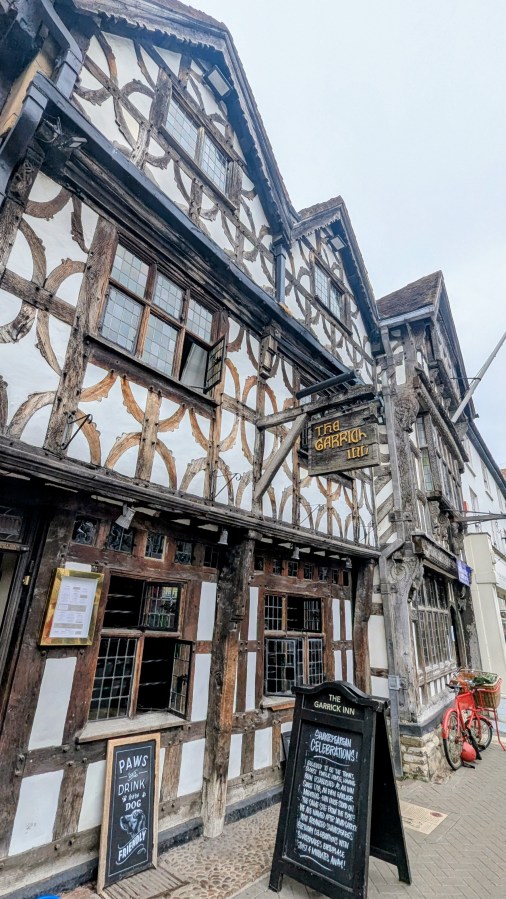 THE GARRICK, STRATFORD. NOT BAD FOR&nbsp;SHAKESPEARELAND