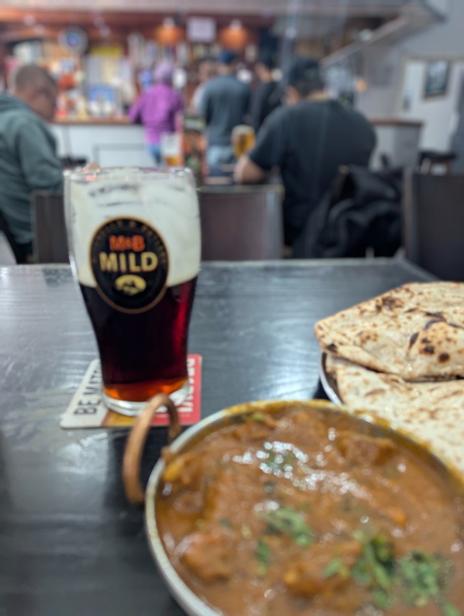 MATCHING M & B MILD WITH DESI BAKRA IN SMETHWICK’S RED&nbsp;COW