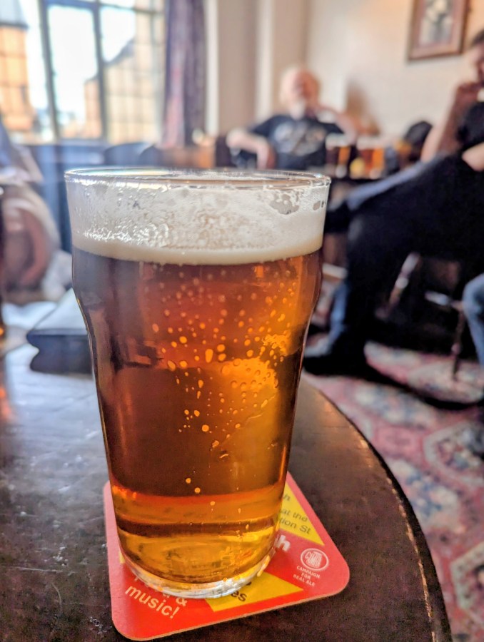 MY LAST PINT OF BANKS’S FROM WOLVERHAMPTON. THE OLD SWAN,&nbsp;ATHERSTONE.