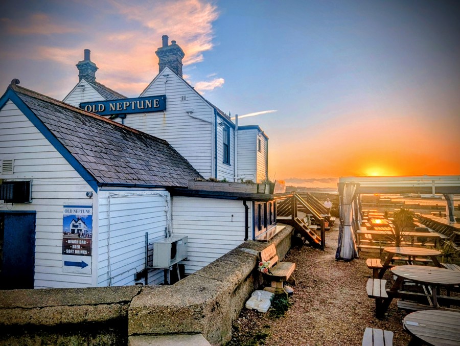 SUNSET OVER THE OLD&nbsp;NEPTUNE
