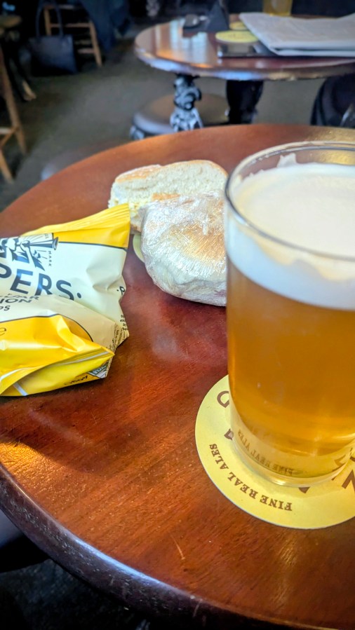 PINT, COB & CRISPS IN THE WELLINGTON.&nbsp;UNBEATABLE.